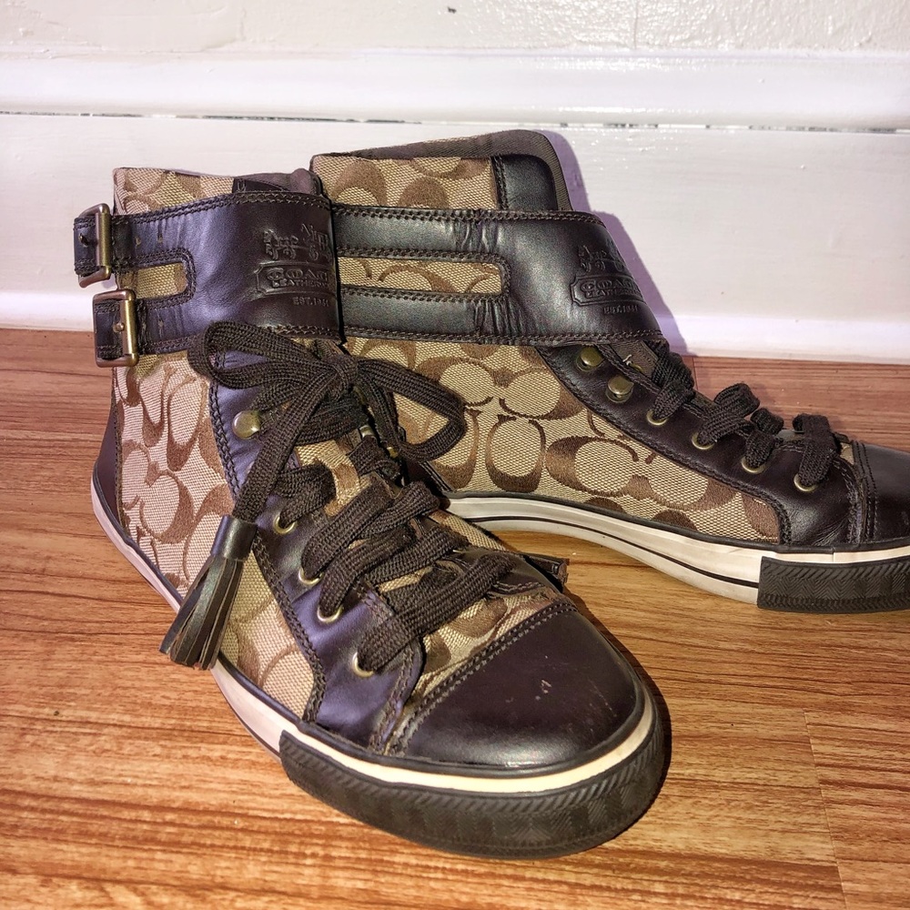 Coach high top sneakers